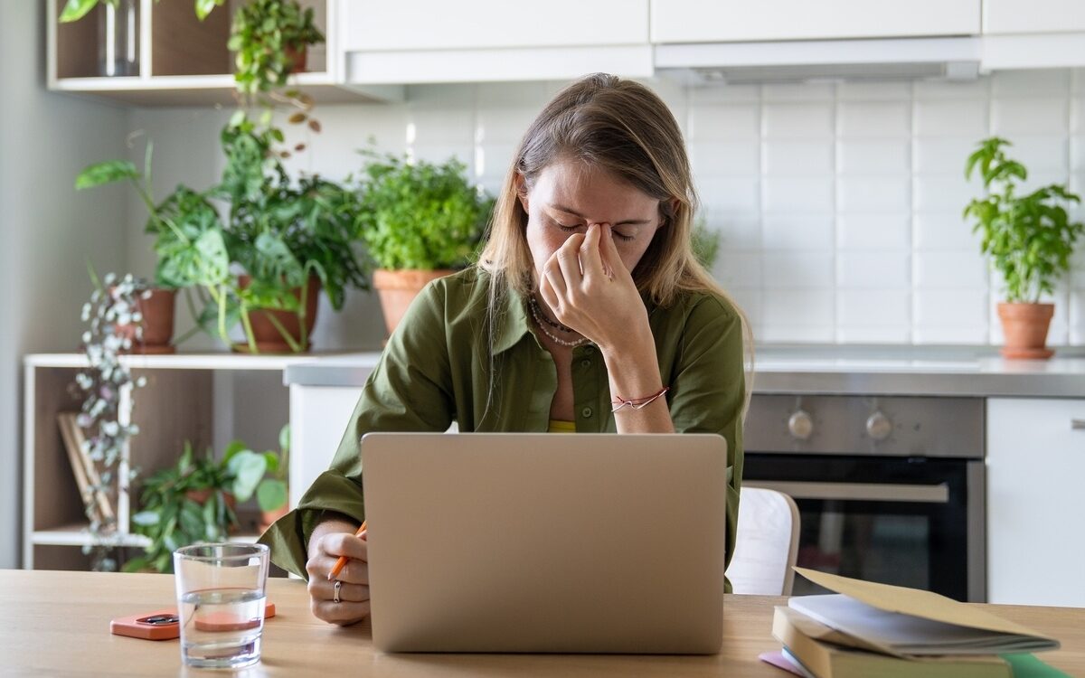 progesterone and hormone balance symptoms shown by woman experiencing fatigue at Apostol Integrative and Functional Medicine